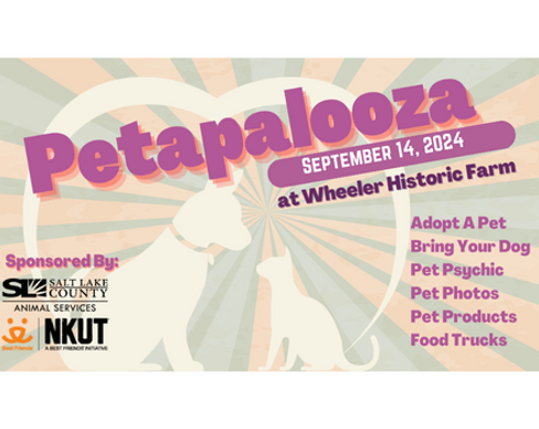 SEPTEMBER 14, 2024 at Wheeler Historic Farm Adopt A pet Bring Your Pet Psych:og Pet Photos Pet Prmacts Food Trucks