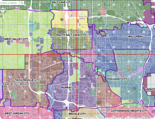 TAYLcRSVILLE WEST JORDAN SALT LAKE CITY SOUTHSÅLTLAKELCITY: — MURRAY CITY — MIDVALE CITY MILLCREEK HOLLÄOAY CITY COTTONWOOD HEIGHTS CITY