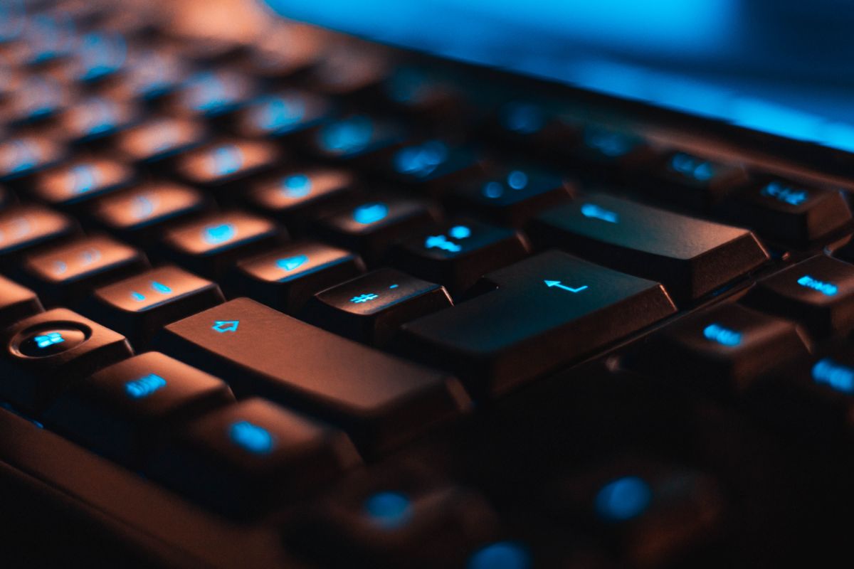 A close up of a keyboard.