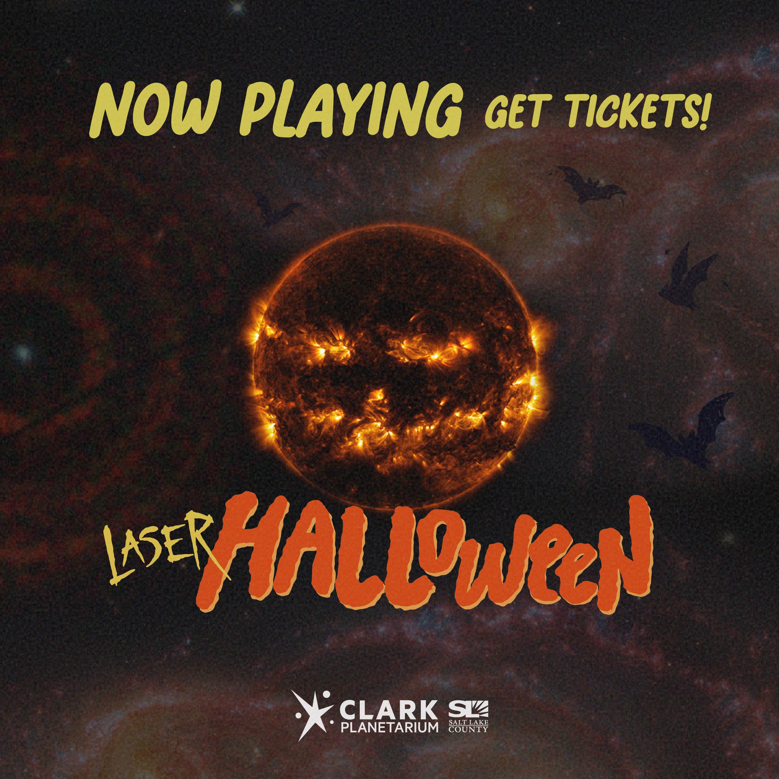 NOW PLAYING GET TICKETS! CLARK •z SALT LAKE PLANETARIUM COUNTY