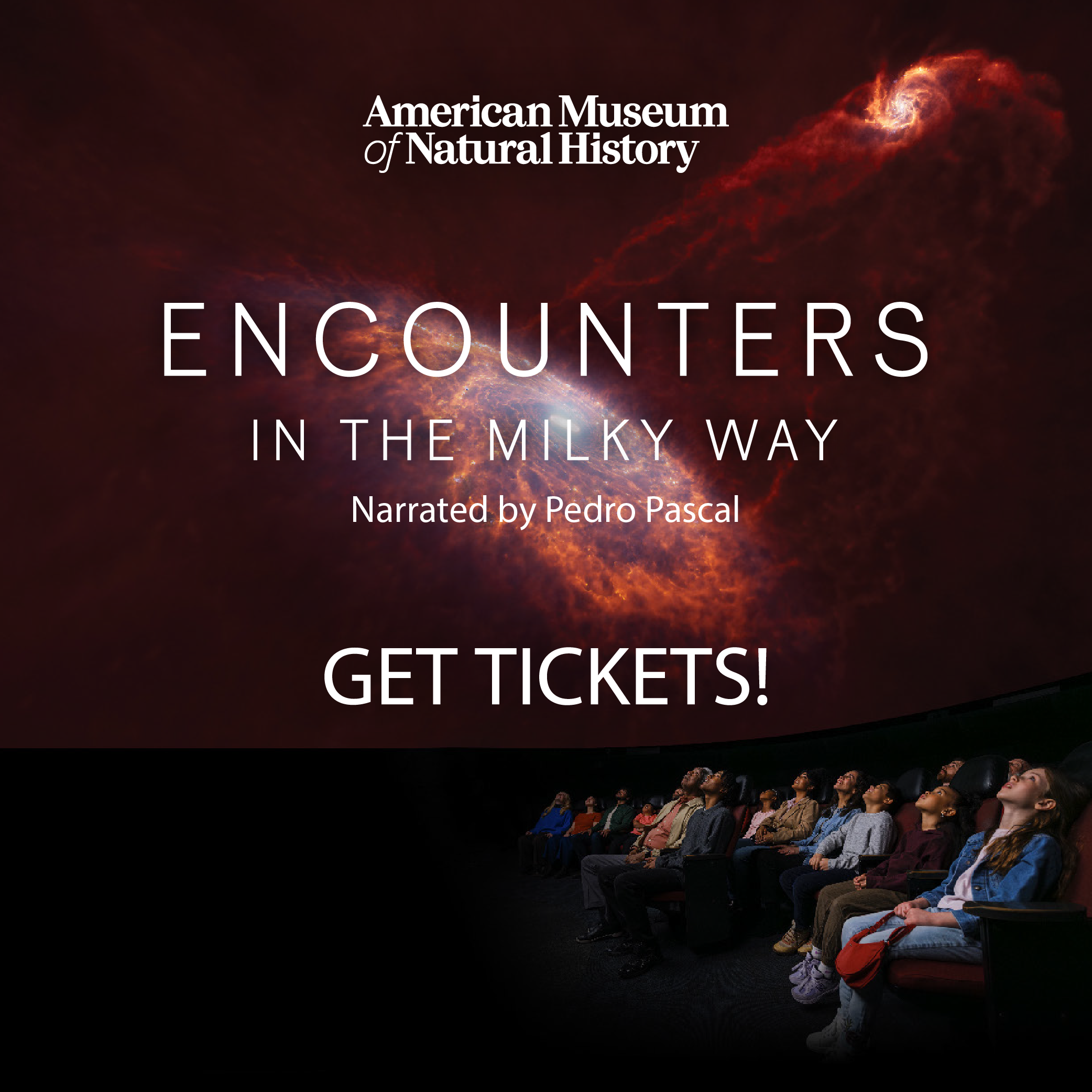 Encounters in the Milky Way Narrated by Pedro Pascal Get Tickets