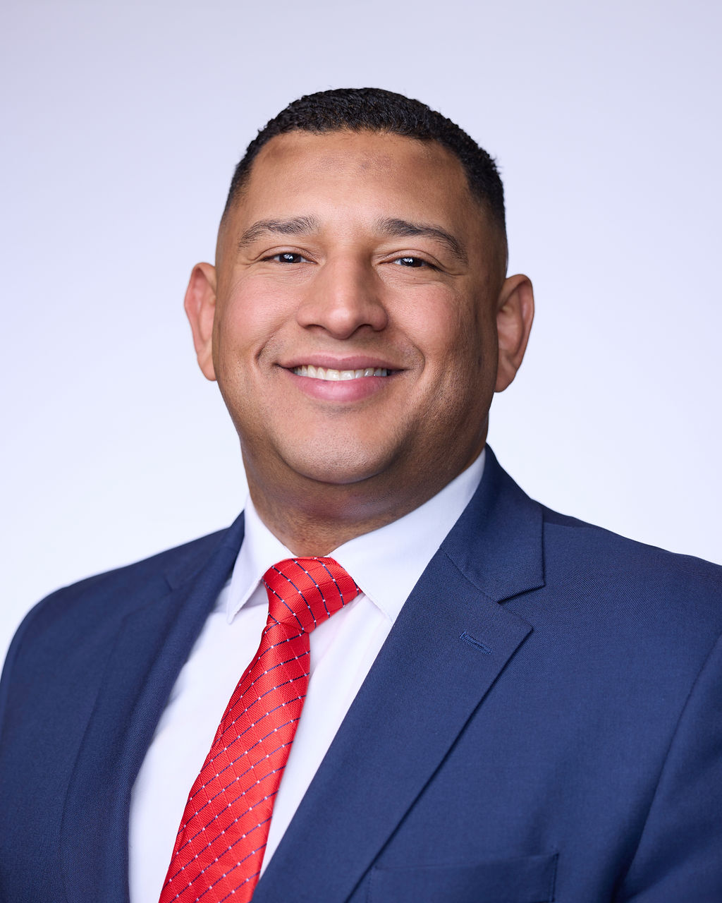 A man in a suit and tie.