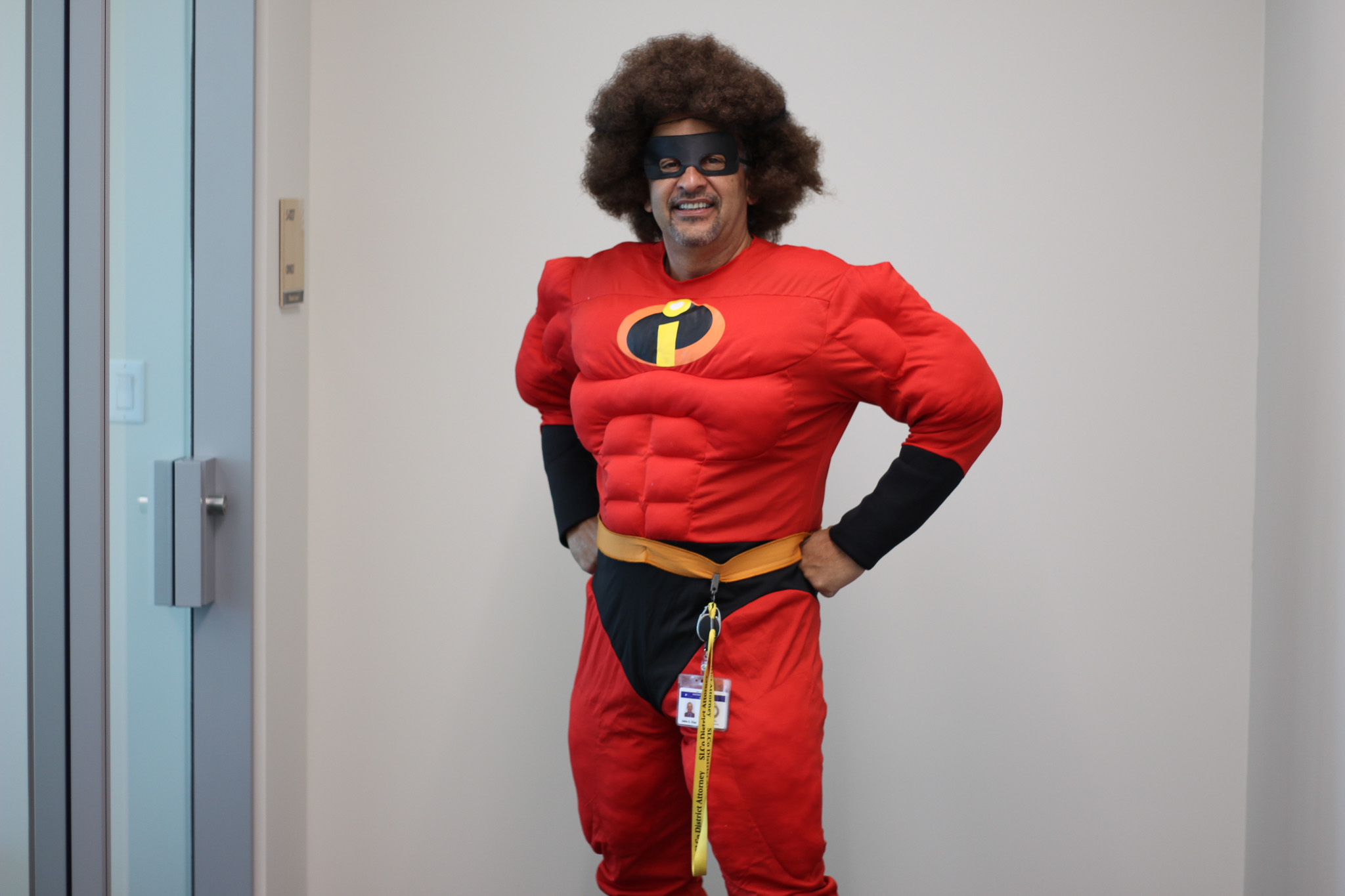 A man wearing a garment.