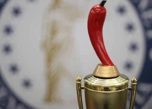 A close-up of a syringe.