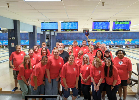 A group of people posing for a photo.