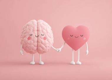 A group of pink balloons.