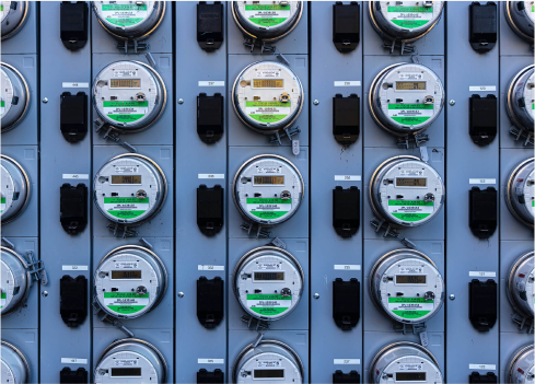 A group of speakers.