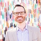 A man wearing glasses.