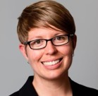 A person wearing glasses.