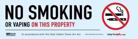 no smoking on property