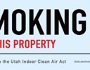 NO SMOKING OR VAPING ON THIS PROPERTY SALT LAKE