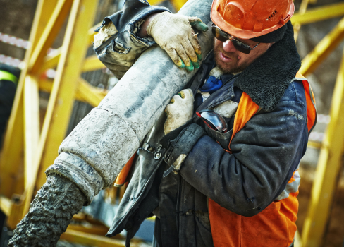 A man holding a fish.