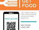 FOOD FOOD LOCATOR HELP IS NEARBY FEED UT GET FOOD VISIT FEE-DUIORG TO FIND A FOOD PANTRY OR SOUP KITCHEN NEAR YOU. GET FOOD. FEEDI.JT.ORG An initiative of HEALTH DEPARTMENT