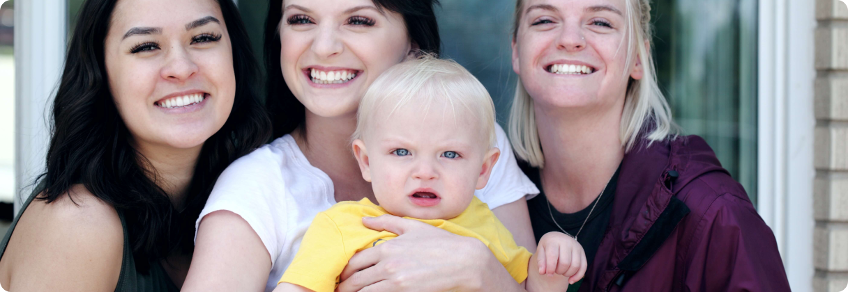 A group of people posing for a photo.