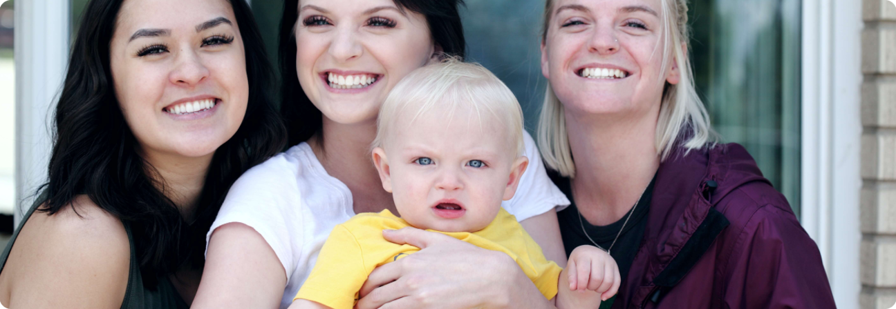 A group of people posing for a photo.