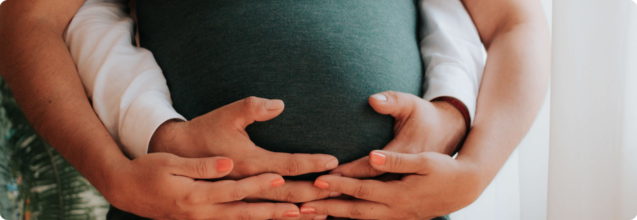 A group of people holding hands.