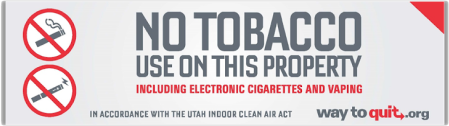 no smoking on property