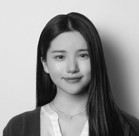 A woman with long hair.