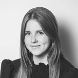 A woman with long hair.