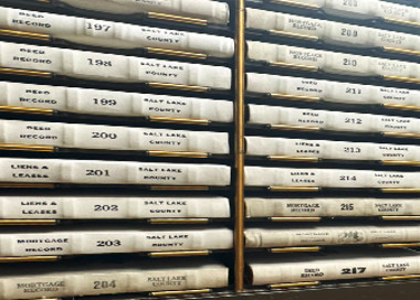 A close-up of some papers.