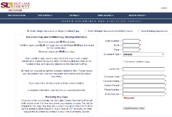 Graphical user interface, website.