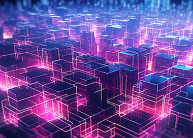 A large city landscape.