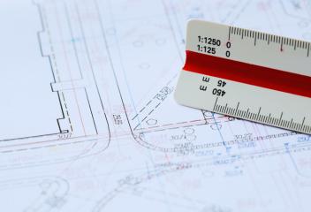 A close-up of a measuring tape.