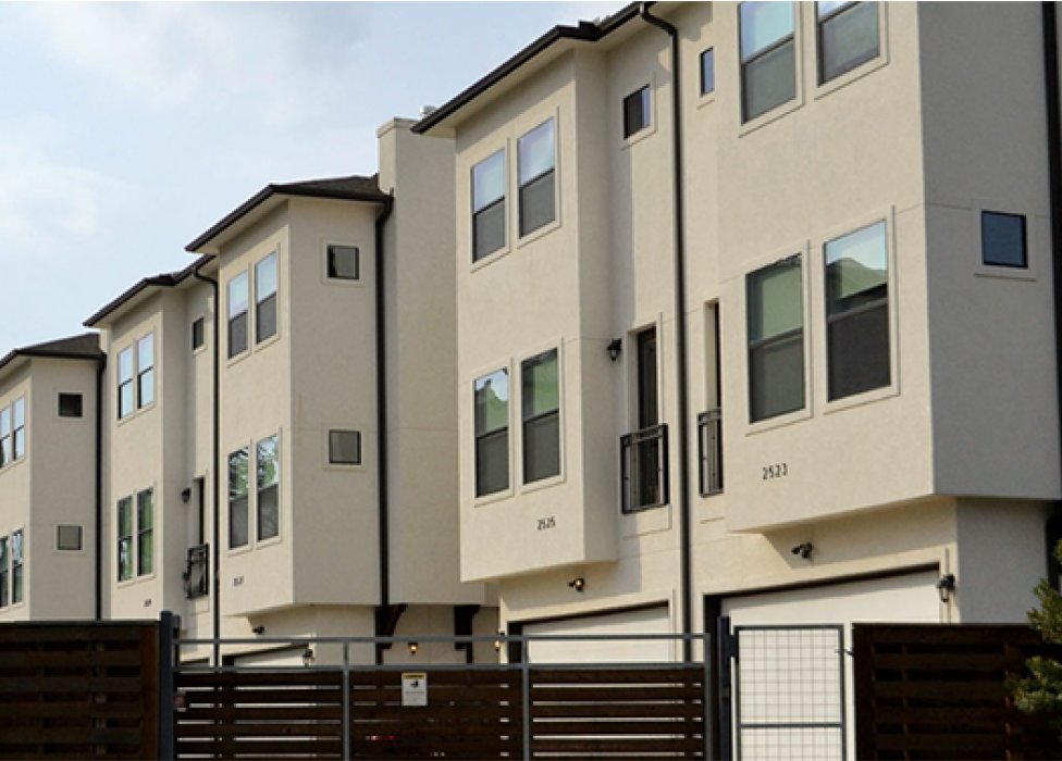 A building with windows.