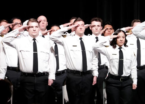 Brad Beard et al. in uniform.