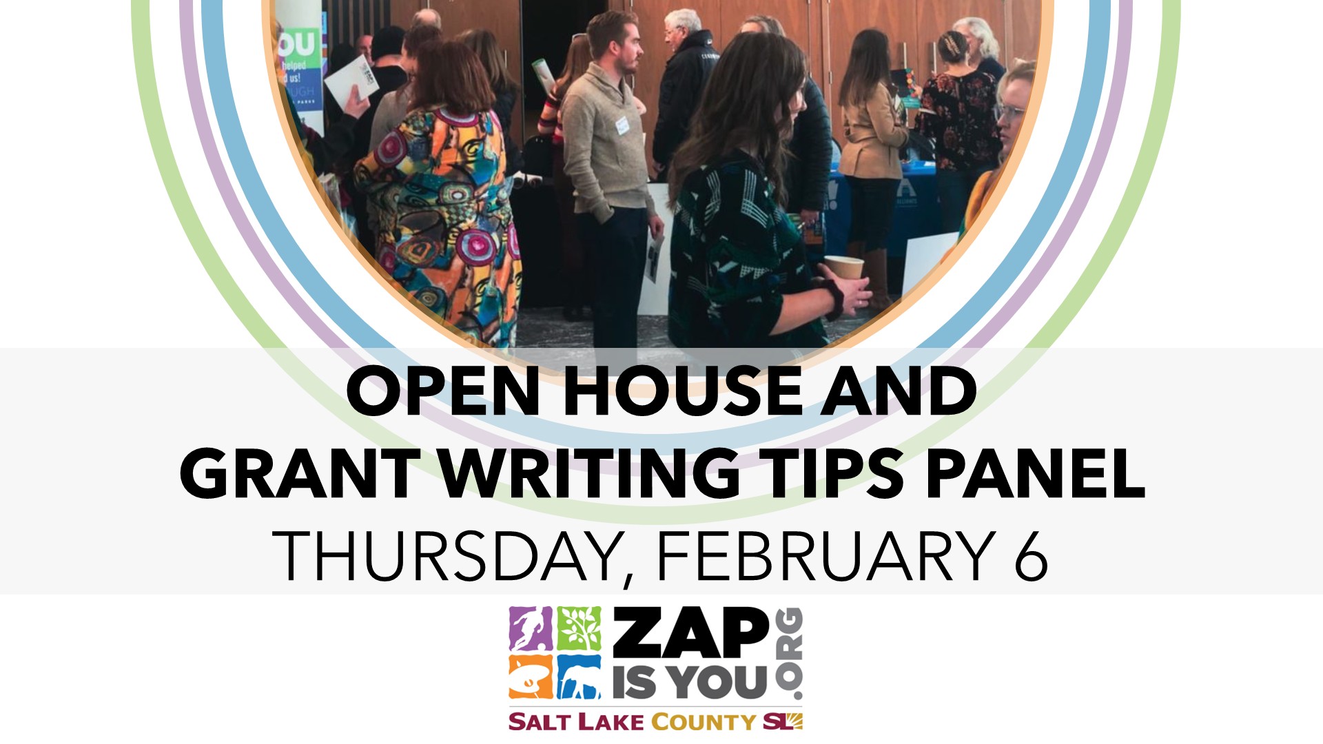 OPEN HOUSE AND GRANT WRITING TIPS PANEL THURSDAY/ FEBRUARY 6 IS YOU O. SALT LAKE